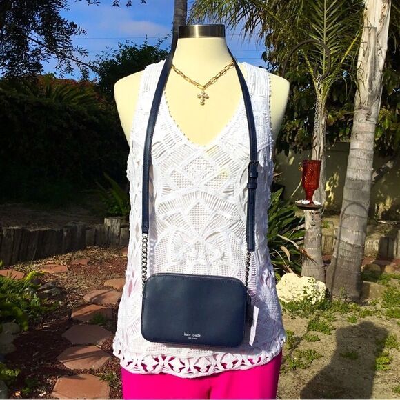 KATE SPADE DOUBLE ZIP CROSSBODY ZIBI - Picture 9 of 10